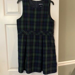 Lands End Girls Plaid Jumper